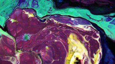 1920 x 1080 25 Fps. çok güzel soyut renkli canlı dönen renkler patlama boya patlama doku arka plan Video.