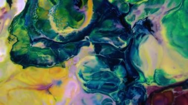 1920 x 1080 25 Fps. çok güzel soyut renkli canlı dönen renkler patlama boya patlama doku arka plan Video.
