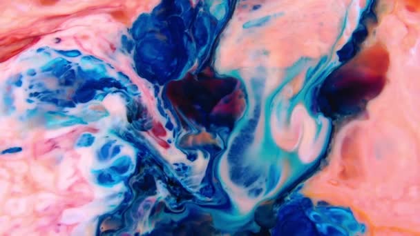 1920X1080 Fps Very Nice Abstract Colorful Vibrant Swirling Colors Explosion — Stock Video