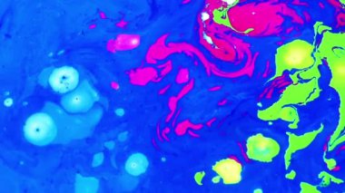 1920 x 1080 25 Fps. çok güzel soyut renkli canlı dönen renkler patlama boya patlama doku arka plan Video.