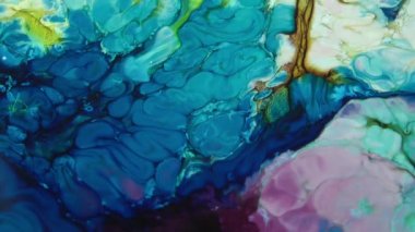 1920 x 1080 25 Fps. çok güzel soyut renkli canlı dönen renkler patlama boya patlama doku arka plan Video.