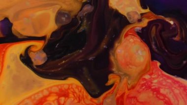 1920 x 1080 25 Fps. çok güzel soyut renkli canlı dönen renkler patlama boya patlama doku arka plan Video.