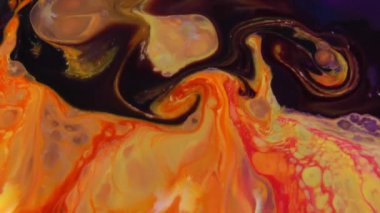 1920 x 1080 25 Fps. çok güzel soyut renkli canlı dönen renkler patlama boya patlama doku arka plan Video.