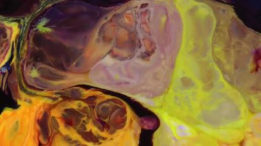 1920 x 1080 25 Fps. çok güzel soyut renkli canlı dönen renkler patlama boya patlama doku arka plan Video.