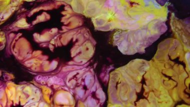 1920 x 1080 25 Fps. çok güzel soyut renkli canlı dönen renkler patlama boya patlama doku arka plan Video.