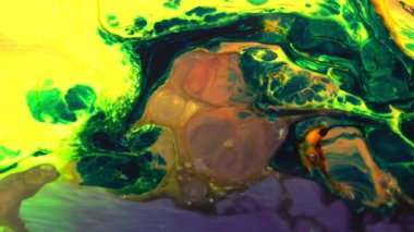 1920 x 1080 25 Fps. çok güzel soyut renkli canlı dönen renkler patlama boya patlama doku arka plan Video.