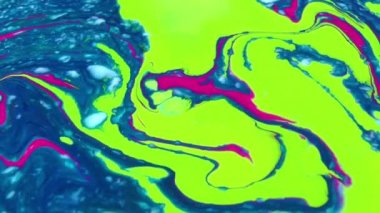 1920 x 1080 25 Fps. çok güzel mürekkep soyut sanat konusunda hava atan desen renk boya sıvı kavramı doku Video.