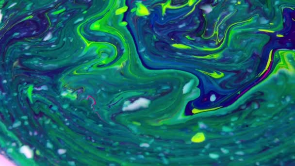 1920X1080 Fps Very Nice Ink Abstract Arty Pattern Colour Paint — Stock Video