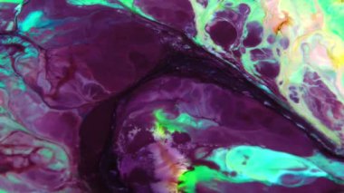1920 x 1080 25 Fps. çok güzel soyut renkli canlı dönen renkler patlama boya patlama doku arka plan Video.
