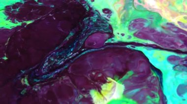 1920 x 1080 25 Fps. çok güzel soyut renkli canlı dönen renkler patlama boya patlama doku arka plan Video.