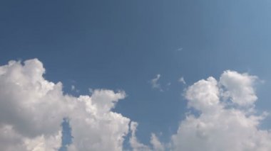 Çok Güzel Heavenly Sunny Sky Bulutlar Time Lapse Video.