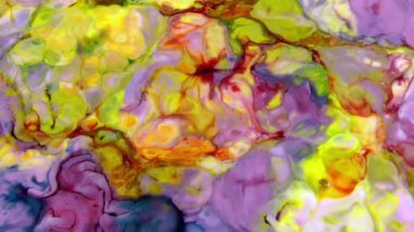 1920 x 1080 25 Fps. çok güzel soyut renkli canlı dönen renkler patlama boya patlama doku arka plan Video.