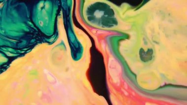 1920 x 1080 25 Fps. çok güzel soyut renkli canlı dönen renkler patlama boya patlama doku arka plan Video.