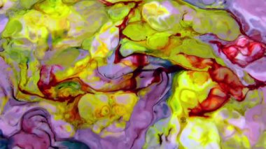 1920 x 1080 25 Fps. çok güzel soyut renkli canlı dönen renkler patlama boya patlama doku arka plan Video.