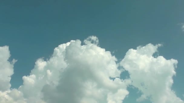 Velmi Krásná Nebeská Slunečná Oblaka Čas Propadá Video — Stock video