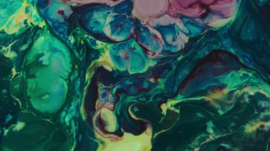 1920 x 1080 25 Fps. çok güzel mürekkep soyut sanat konusunda hava atan desen renk boya sıvı kavramı doku Video.