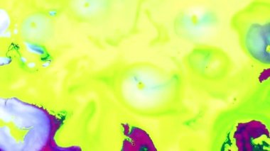 1920 x 1080 25 Fps. çok güzel mürekkep soyut Psychedelic boya sıvı hareketli arka plan doku Video.