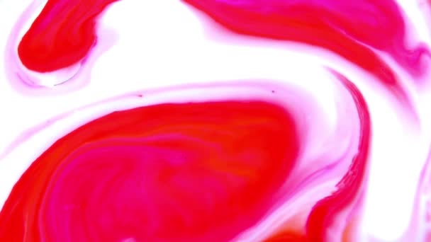 1920X1080 Fps Sehr Schöne Tinte Abstrakte Psychedelische Farbe Flüssige Bewegung — Stockvideo