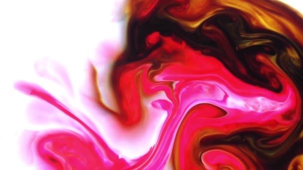 1920X1080 Fps 非常漂亮的墨水抽象迷幻颜料液体运动背景纹理视频 — 图库视频影像