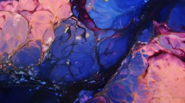 1920 x 1080 25 Fps. çok güzel mürekkep soyut Psychedelic boya sıvı hareketli arka plan doku Video.