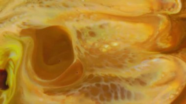 1920 x 1080 25 Fps. çok güzel mürekkep soyut Psychedelic boya sıvı hareketli arka plan doku Video.