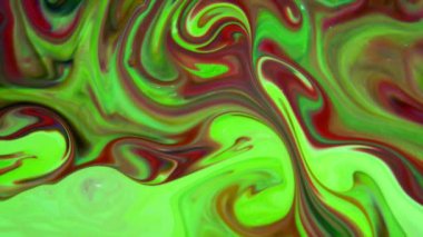 1920 x 1080 25 Fps. çok güzel mürekkep soyut sanat konusunda hava atan desen renk boya sıvı kavramı doku Video.