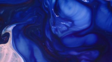 1920 x 1080 25 Fps. çok güzel mürekkep soyut sanat konusunda hava atan desen renk boya sıvı kavramı doku Video.