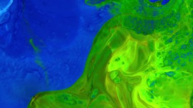 1920 x 1080 25 Fps. çok güzel mürekkep soyut sanat konusunda hava atan desen renk boya sıvı kavramı doku Video.