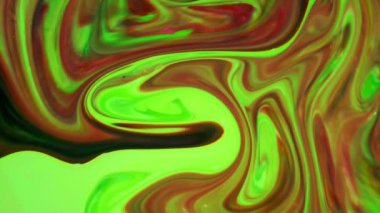 1920 x 1080 25 Fps. çok güzel mürekkep soyut sanat konusunda hava atan desen renk boya sıvı kavramı doku Video.