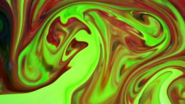 1920 x 1080 25 Fps. çok güzel mürekkep soyut sanat konusunda hava atan desen renk boya sıvı kavramı doku Video.