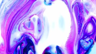 1920 x 1080 25 Fps. çok güzel mürekkep soyut Psychedelic boya sıvı hareketli arka plan doku Video.