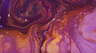 1920 x 1080 25 Fps. çok güzel mürekkep soyut Psychedelic boya sıvı hareketli arka plan doku Video.