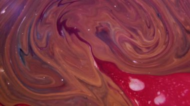 1920 x 1080 25 Fps. çok güzel mürekkep soyut Psychedelic boya sıvı hareketli arka plan doku Video.