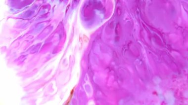 1920 x 1080 25 Fps. çok güzel mürekkep soyut Psychedelic boya sıvı hareketli arka plan doku Video.
