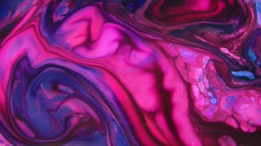 1920 x 1080 25 Fps. çok güzel mürekkep soyut Psychedelic boya sıvı hareketli arka plan doku Video.