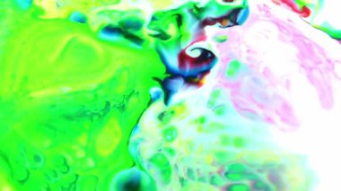 1920 x 1080 25 Fps. çok güzel mürekkep soyut Psychedelic boya sıvı hareketli arka plan doku Video.