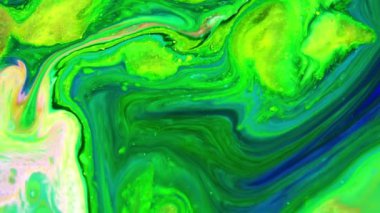 1920 x 1080 25 Fps. çok güzel mürekkep soyut Psychedelic boya sıvı hareketli arka plan doku Video.