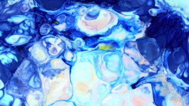 Çok Güzel Mürekkep Soyut Sanatsal Desen Renkli Boya Sıvı Kavramı Doku Video.