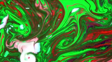 Çok Güzel Mürekkep Soyut Sanatsal Desen Renkli Boya Sıvı Kavramı Doku Video.