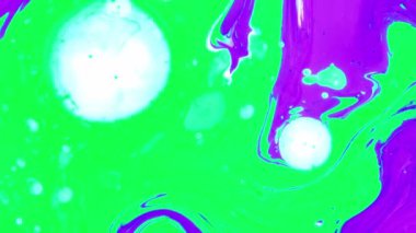 Çok Güzel Mürekkep Soyut Sanatsal Desen Renkli Boya Sıvı Kavramı Doku Video.