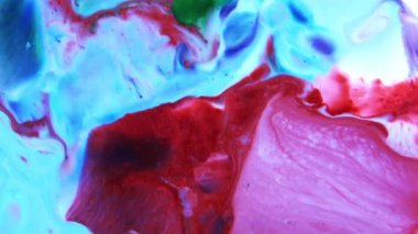 Çok Güzel Mürekkep Soyut Psychedelic Boya Sıvı Hareket Arka Plan Doku Video.