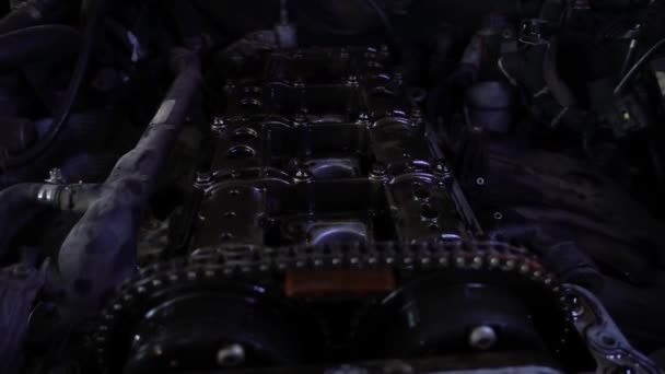 Car Parts Car Engine Parts Repair Equipment Workshop — 비디오