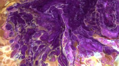 Soyut Renkli Boya Mürekkebi Patlaması Psikedelik Patlama Hareketi.