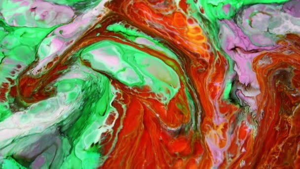 Tinta Pintura Colorida Abstrata Explode Difusão Psychedelic Explosão Movimento — Vídeo de Stock