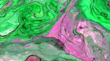 Soyut Renkli Boya Mürekkebi Patlaması Psikedelik Patlama Hareketi.