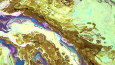 Soyut Renkli Boya Mürekkebi Patlaması Psikedelik Patlama Hareketi.