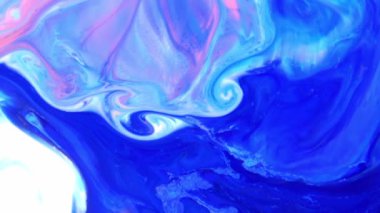 Soyut Renkli Boya Mürekkebi Patlaması Psikedelik Patlama Hareketi.