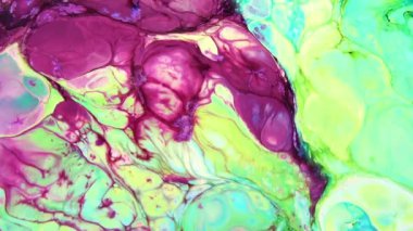 Soyut Renkli Boya Mürekkebi Patlaması Psikedelik Patlama Hareketi.