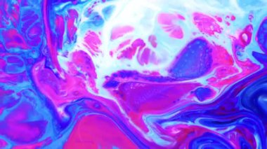 Soyut Renkli Boya Mürekkebi Patlaması Psikedelik Patlama Hareketi.