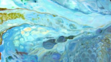 Soyut Renkli Boya Mürekkebi Patlaması Psikedelik Patlama Hareketi.